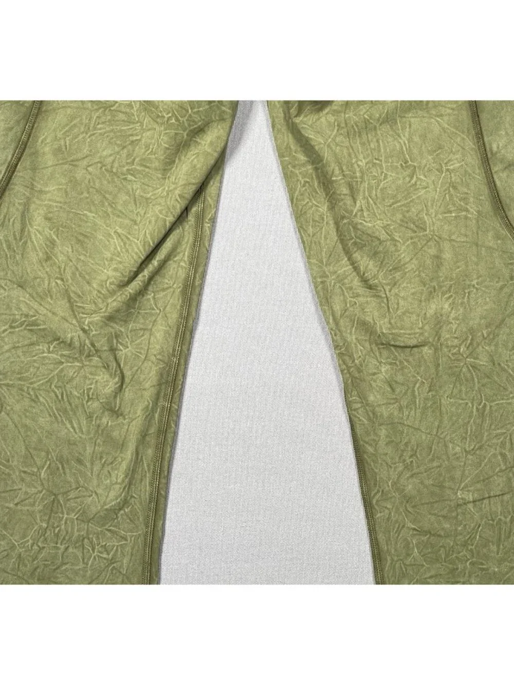 Lululemon Fast and Free High Rise Ice Dye Green Tight Leggings - Women Size 6